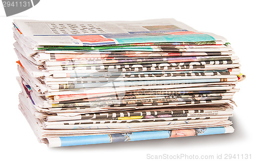 Image of Stack Of Newspapers