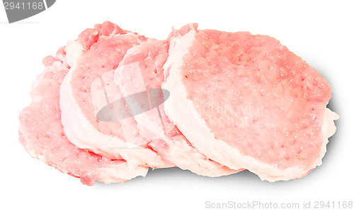 Image of Four Raw Pork Schnitzels