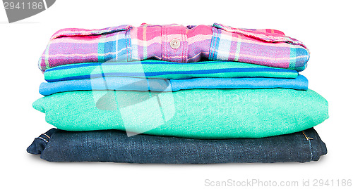 Image of Stack Of Clothing