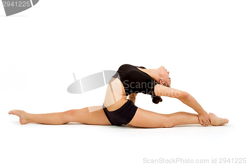 Image of Young professional gymnast woman