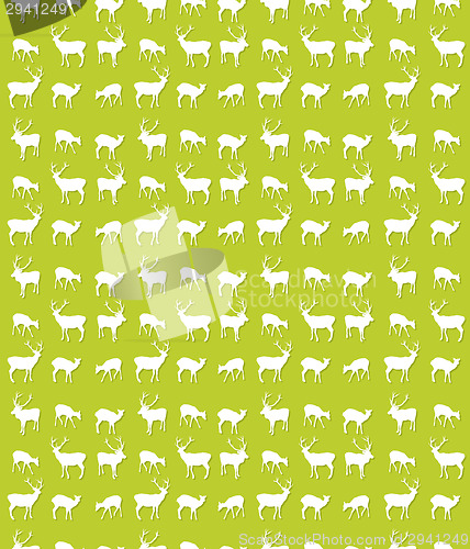 Image of Seamless deer pattern