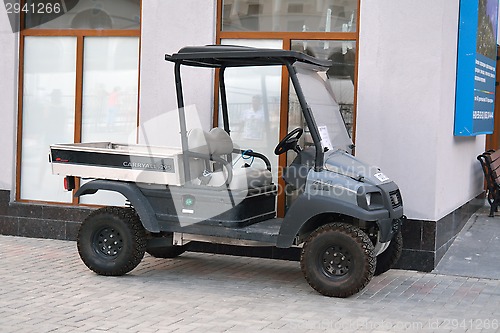 Image of Golf car used for excursions in Krasnaya Poliana