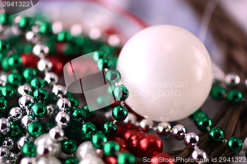 Image of Christmas balls, new year decoration