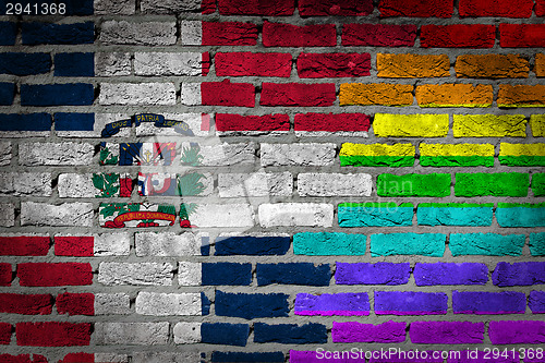 Image of Dark brick wall - LGBT rights - Dominican Republic