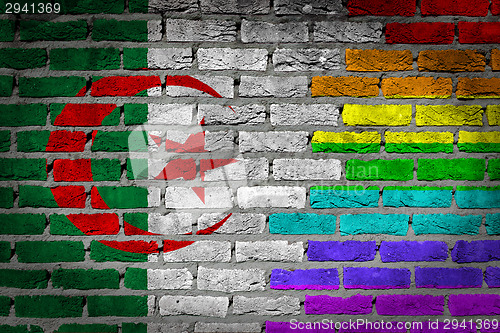 Image of Dark brick wall - LGBT rights - Algeria