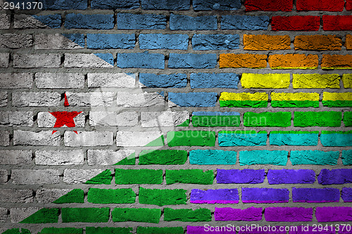 Image of Dark brick wall - LGBT rights - Djibouti