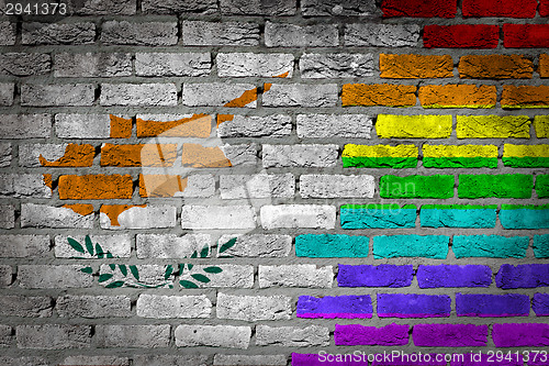 Image of Dark brick wall - LGBT rights - Cyprus