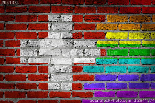 Image of Dark brick wall - LGBT rights - Switzerland