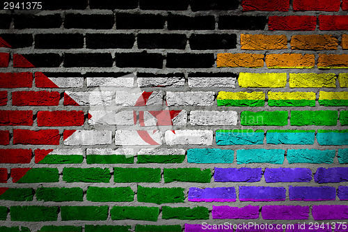 Image of Dark brick wall - LGBT rights - Western Sahara