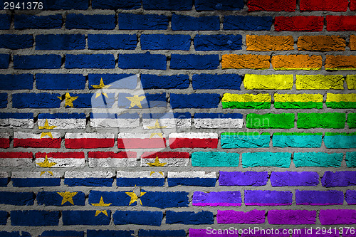 Image of Dark brick wall - LGBT rights - Cape Verde