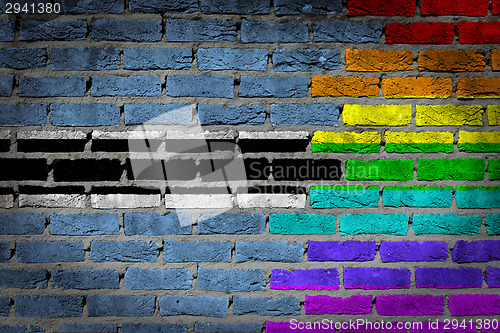 Image of Dark brick wall - LGBT rights - Botswana