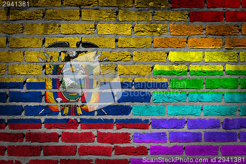 Image of Dark brick wall - LGBT rights - Ecuador