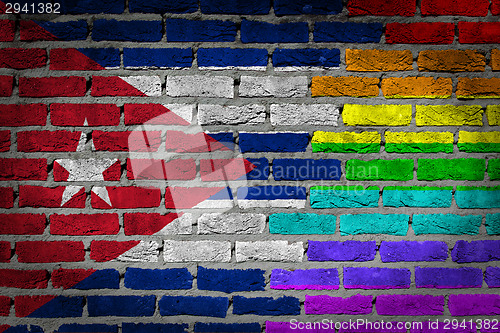 Image of Dark brick wall - LGBT rights - Cuba