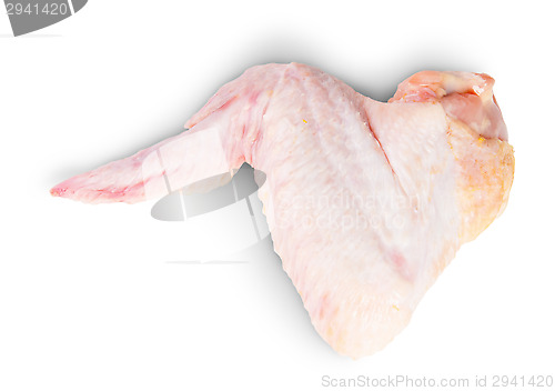 Image of Raw Chicken Wing Rotated