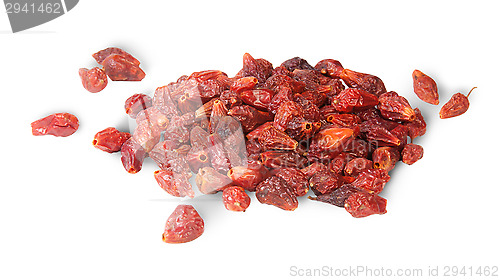 Image of Pile Of Dry Rosehip Fruit