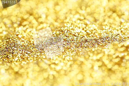 Image of Golden glitter