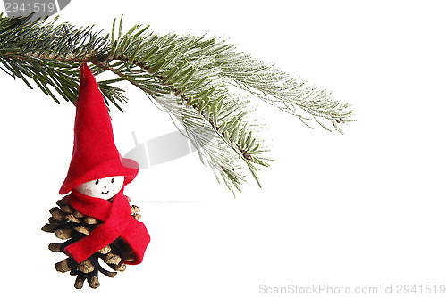 Image of Nicholas decoration on a christmas tree