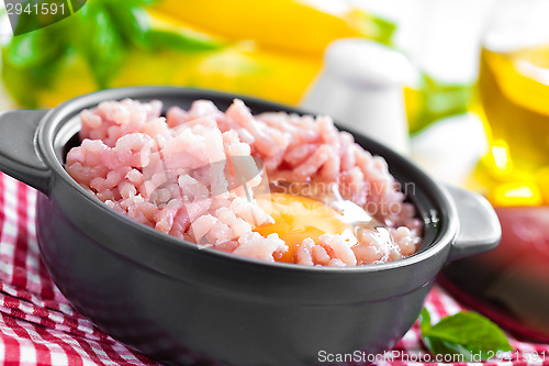 Image of Minced meat with egg
