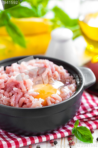 Image of Minced meat with egg