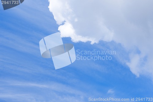 Image of Cloudscape with different clouds