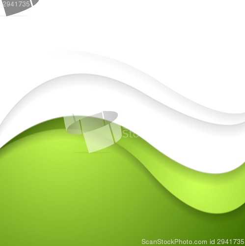 Image of Bright abstract waves background