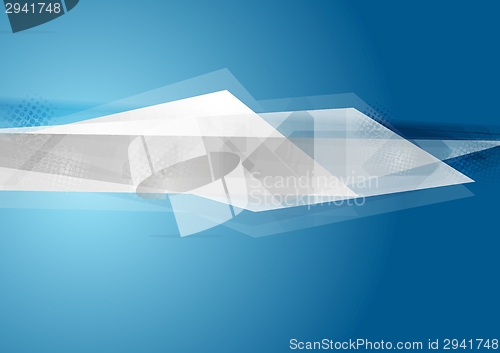 Image of Geometry tech bright background