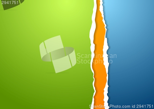 Image of Abstract ragged edge paper background