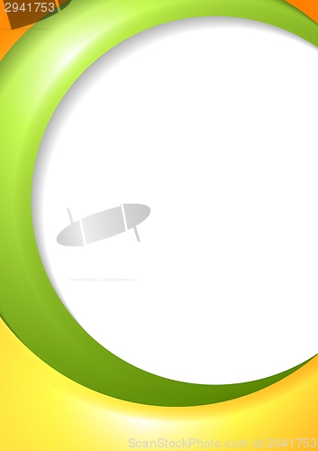 Image of Bright wavy corporate design