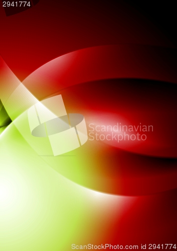 Image of Bright wave abstract background