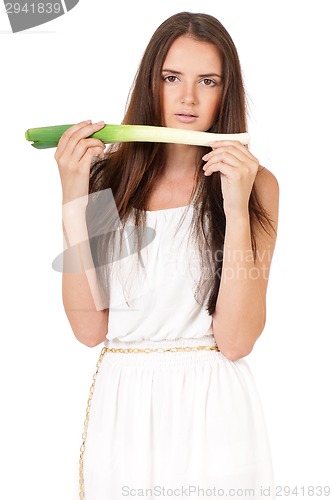 Image of Woman with vegetables