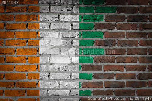 Image of Dark brick wall - Ivory Coast