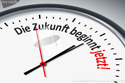 Image of Uhr mit Text