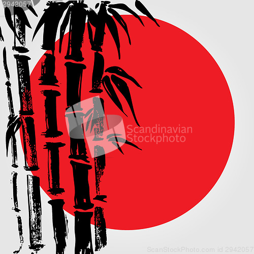 Image of Bamboo in Chinese style.