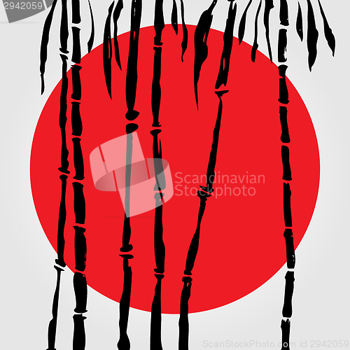 Image of Bamboo in Chinese style.
