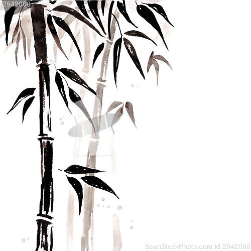 Image of Bamboo in Chinese style.