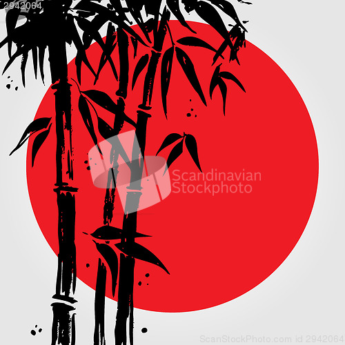 Image of Bamboo in Chinese style.