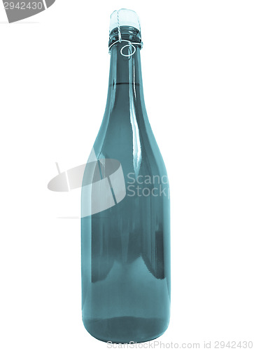 Image of Bottle of wine isolated