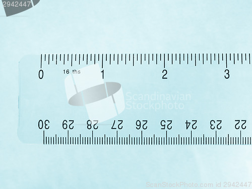 Image of Imperial and metric ruler