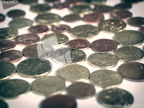 Image of Retro look Euro coin