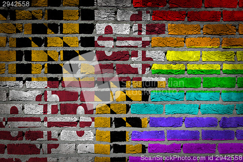 Image of Dark brick wall - LGBT rights - Maryland
