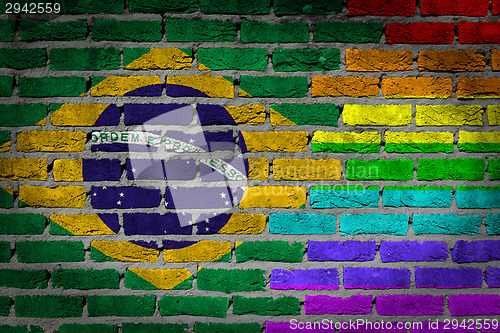 Image of Dark brick wall - LGBT rights - Brazil