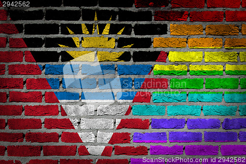 Image of Dark brick wall - LGBT rights - Antigua and Barbuda