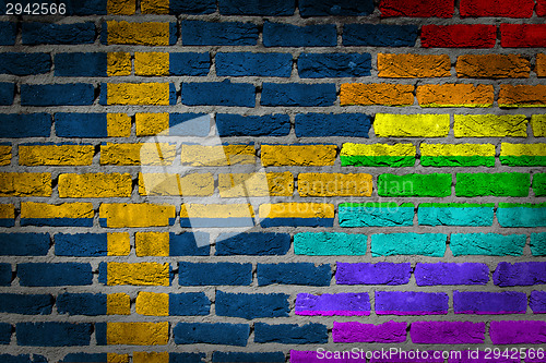 Image of Dark brick wall - LGBT rights - Sweden