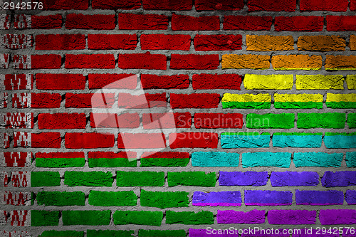 Image of Dark brick wall - LGBT rights - Belarus