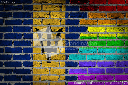 Image of Dark brick wall - LGBT rights - Barbados