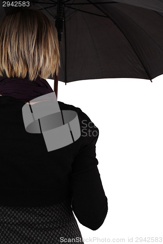 Image of Woman with umbrella