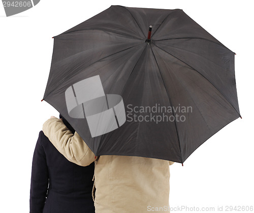 Image of Couple with umbrella