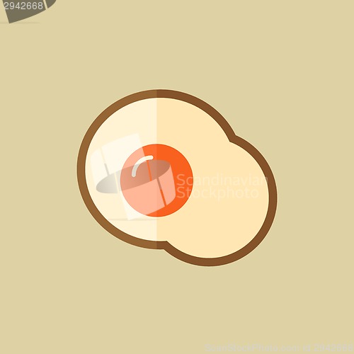 Image of Egg. Food Flat Icon