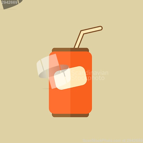 Image of Pop. Food Flat Icon