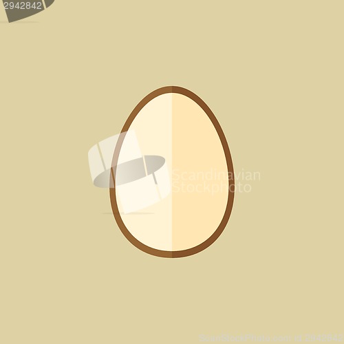 Image of Egg. Food Flat Icon